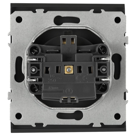 Розетка ЭРА Arktik 16-2101-05 с заземлением 2P+E Schuko 16А-250В антрацит Б0070418