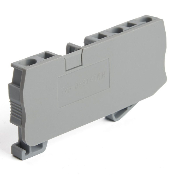Торцевая заглушка для ЗНИ LD553 2,5 мм² (JXB ST 2,5), серый Stekker LD561-1-25 39985