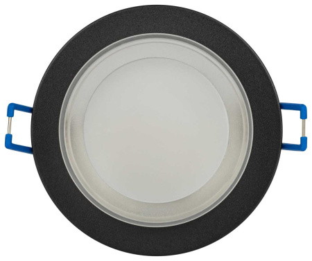 Светильник встраиваемый декоративный ЭРА DK107 BK под лампу MR16 GU5.3 черный Б0058397