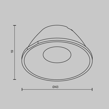 Линза Maytoni Technical Downlight для Alfa LED 36° LensCD43-36