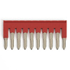 Центральная перемычка для ЗНИ самозажимных 4 мм² (JXB ST 4) 10PIN LD568-10-40 (DIY упак 20 шт),Stekker 39982