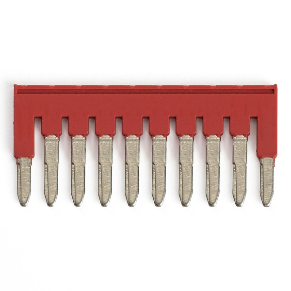 Центральная перемычка для ЗНИ самозажимных 4 мм² (JXB ST 4) 10PIN LD568-10-40 (DIY упак 20 шт),Stekker 39982