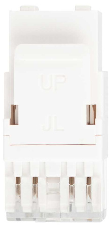 Коннектор ЭРА ОФИС 18-8002-01 RJ45 CAT6 UTP Keystone цвет белый Б0063290