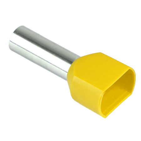 Наконечник штыревой втулочный изолированный НШВИ(2) 6,0-14 (DIY упаковка 25 шт) LD406-6014 50405