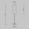 Торшер Maytoni Modern Glamping MOD437FL-01B