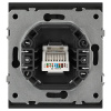 Розетка ЭРА Arktik 16-3107-05 информационная RJ45 антрацит Б0070478