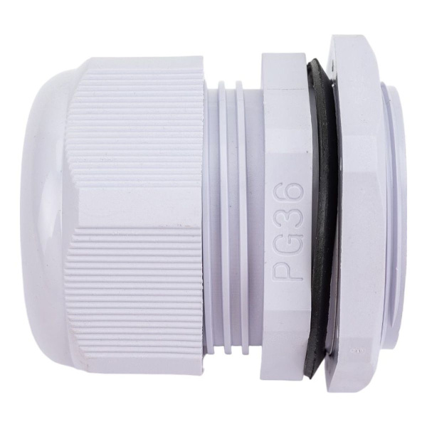 Сальник PG36 диаметр проводника 22-32 мм Stekker, IP54, серый (DIY упаковка 1 шт) (без мембраны) 49383