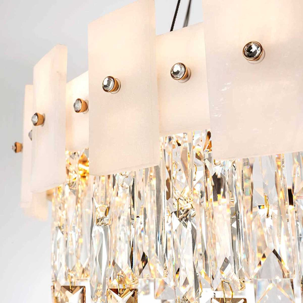 Подвесная светодиодная люстра Modelux Premium ML.6980.600P GD