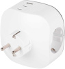 Разветвитель электрический ЭРА SP-3e-3USBAC-W на 3 розетки + 3 USB A+C с заземлением со шторками 16А белый Б0069081