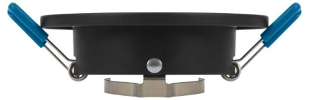 Светильник встраиваемый алюминиевый ЭРА KL107 BK/GD под лампу MR16 GU5.3 черный/золото Б0061097