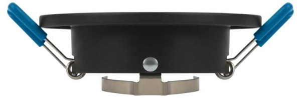 Светильник встраиваемый алюминиевый ЭРА KL107 BK/GD под лампу MR16 GU5.3 черный/золото Б0061097