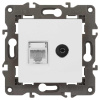 Розетка ЭРА Elegance 14-3110-01М RJ45+TV, белый матовый Б0065767