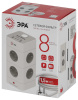 Сетевой фильтр ЭРА TWR-8es-1,5m-4USB-W башня с защитой заземлением с выключателем 8 розеток+4xUSBA+C 1,5м 16А белый Б0069071