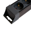 Сетевой фильтр 6-местный с/з Stekker 3x1мм2, 5 м, 250В, 16А Techno, HM22-61-05, черный 50161