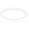 Потолочный cветильник Nowodvorski Agnes Round Led Pro Black 10975