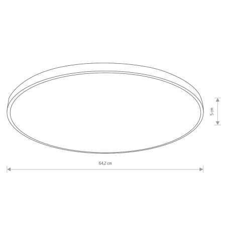 Потолочный cветильник Nowodvorski Agnes Round Led Pro Black 10975