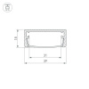 Профиль Arlight ARH-Wide-W39-2000 Anod 030982