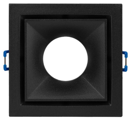 Светильник встраиваемый алюминиевый ЭРА KL101 BK под лампу MR16 GU5.3 черный Б0055587