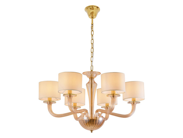 Подвесная люстра Newport 8686/C gold polished amber М0071803