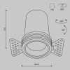 Встраиваемый светильник Maytoni Technical DL125-L12-3K-TRS-W