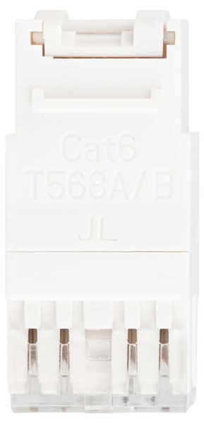 Коннектор ЭРА ОФИС 18-8002-01 RJ45 CAT6 UTP Keystone цвет белый Б0063290