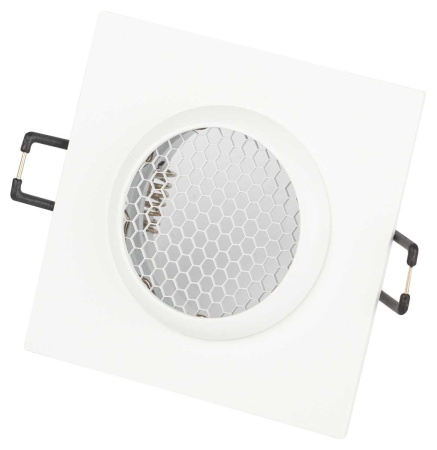 Светильник встраиваемый алюминиевый ЭРА KL110 WH под лампу MR16 GU5.3 белый матовый Б0061529