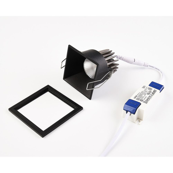 Встраиваемый светильник Italline IT06-6020 black 4000K + IT06-6021 black