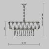 Подвесная люстра Maytoni Puntes MOD043PL-12CH