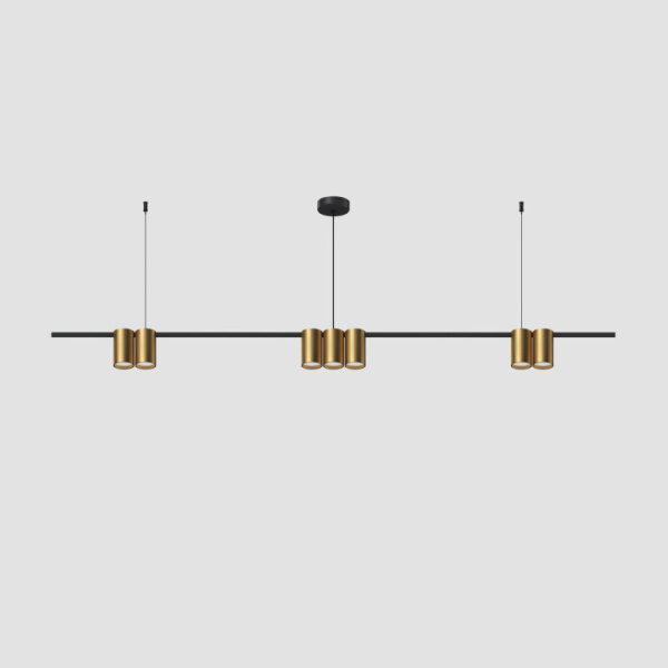 Подвесная люстра Denkirs Orbit DK4063-BK+SG