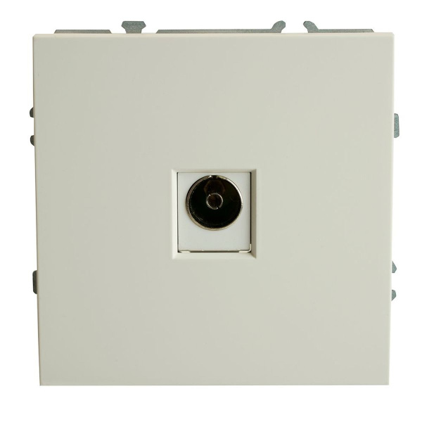 Розетка телевизионная TV Stekker Эмили белый фарфор RST00-5108-01 49875