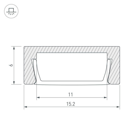 Профиль Arlight Mic-3000 Anod 029763