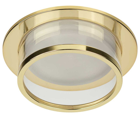 Светильник встраиваемый декоративный ЭРА DK99 GD под лампу MR16 GU5.3 золото Б0058395