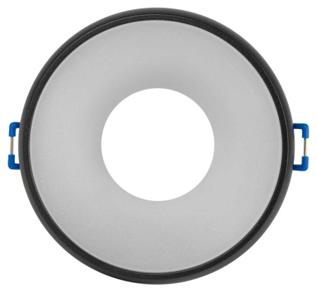 Светильник встраиваемый декоративный ЭРА DK100 BK под лампу MR16 GU5.3 черный Б0055589