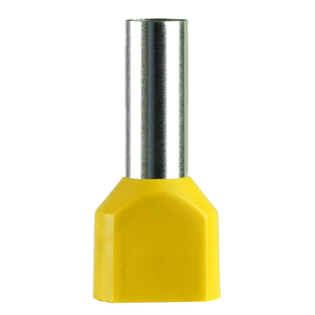 Наконечник штыревой втулочный изолированный НШВИ(2) 6,0-14 (DIY упаковка 25 шт) LD406-6014 50405