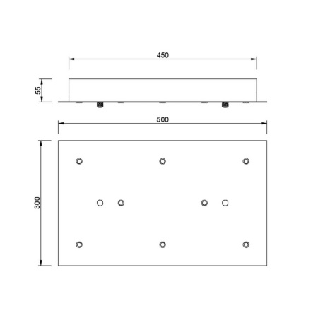 Потолочное основание Mantra Modular Light Florones 9388