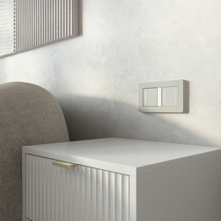 Умный сенсорный выключатель одноклавишный (дымчатый) W4513641/ a069764