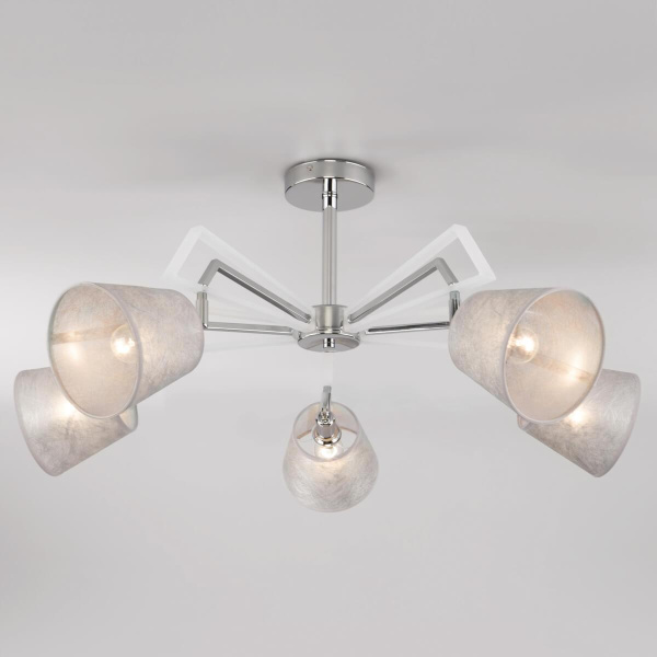 Потолочная люстра Eurosvet 60082/5 хром