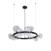 Подвесная люстра Crystal Lux Agata SP15 V2 Black/Transparente